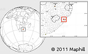 Blank Location Map of CAMPERDOWN (O)