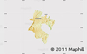 Physical Map of CAMPERDOWN (O), cropped outside