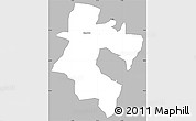 Gray Simple Map of CAMPERDOWN (O), single color outside