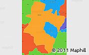 Political Simple Map of CAMPERDOWN (O)