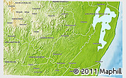 Physical 3D Map of HLABISA (KWAZUL