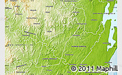 Physical Map of HLABISA (NATAL)