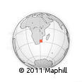 Outline Map of HLABISA (NATAL)
