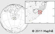 Blank Location Map of IXOPO (O), highlighted parent region