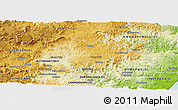 Physical Panoramic Map of NEW HANOVER (O)