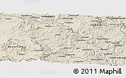 Shaded Relief Panoramic Map of UMZIMKULU