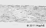 Silver Style Panoramic Map of UMZIMKULU