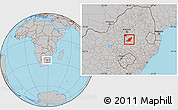 Gray Location Map of BALFOUR