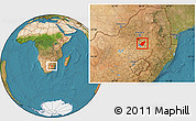 Satellite Location Map of BALFOUR