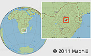 Savanna Style Location Map of BALFOUR