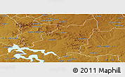 Physical Panoramic Map of BALFOUR