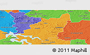 Political Panoramic Map of BALFOUR