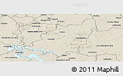 Shaded Relief Panoramic Map of BALFOUR