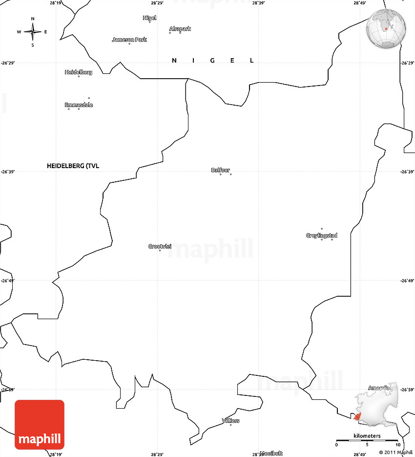 Blank Simple Map of BALFOUR