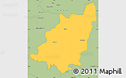 Savanna Style Simple Map of BALFOUR