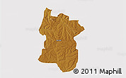 Physical 3D Map of BETHAL, cropped outside