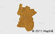Physical 3D Map of BETHAL, single color outside