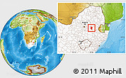 Physical Location Map of BETHAL, highlighted country