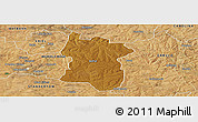 Physical Panoramic Map of BETHAL, satellite outside