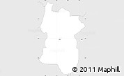 Silver Style Simple Map of BETHAL