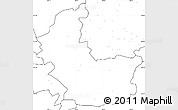 Blank Simple Map of GROBLERSDAL, no labels