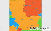 Political Simple Map of GROBLERSDAL