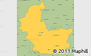 Savanna Style Simple Map of GROBLERSDAL