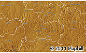 Physical 3D Map of HIGHVELD RIDGE