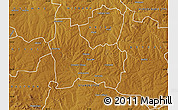 Physical Map of HIGHVELD RIDGE
