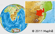 Physical Location Map of Mpumalanga