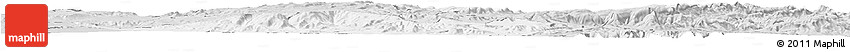 Silver Style Horizon Map of LYDENBURG
