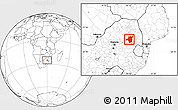 Blank Location Map of LYDENBURG