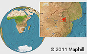 Satellite Location Map of LYDENBURG