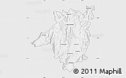 Silver Style Map of LYDENBURG, single color outside
