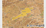 Physical Map of MORETELE (2), satellite outside