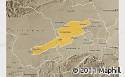 Physical Map of MORETELE (2), semi-desaturated
