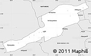 Silver Style Simple Map of MORETELE (2)
