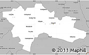 Gray Simple Map of NELSPRUIT