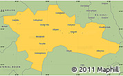 Savanna Style Simple Map of NELSPRUIT