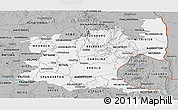 Gray Panoramic Map of Mpumalanga