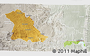 Physical 3D Map of PIET RETIEF (O), lighten, semi-desaturated