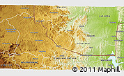 Physical 3D Map of PIET RETIEF (O)