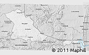 Silver Style 3D Map of PIET RETIEF (O)