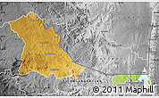 Physical Map of PIET RETIEF (O), desaturated