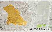 Physical Map of PIET RETIEF (O), lighten, semi-desaturated