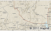 Shaded Relief Map of PIET RETIEF (O)