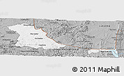 Gray Panoramic Map of PIET RETIEF (O)