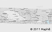 Silver Style Panoramic Map of PIET RETIEF (O)