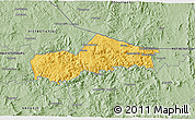 Savanna Style 3D Map of SIMDLANGENTSHA