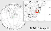 Blank Location Map of SIMDLANGENTSHA